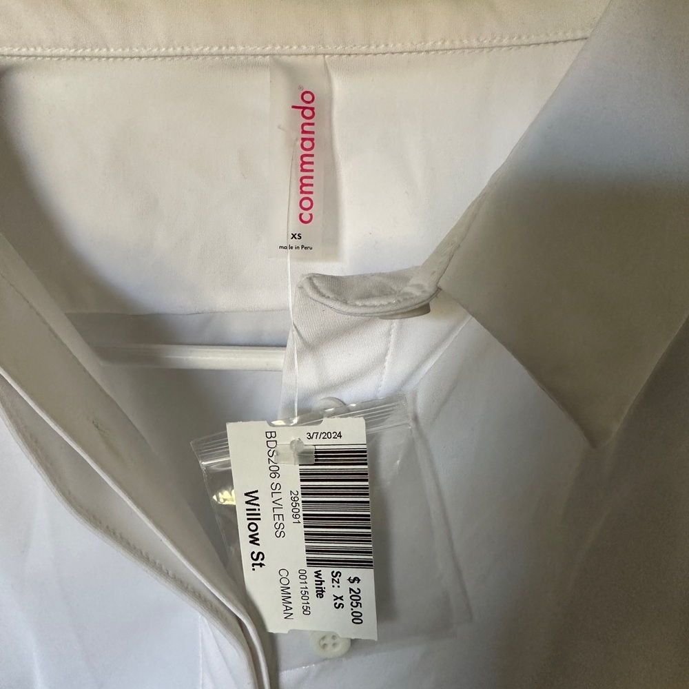 Commando White Sleeveless Bodysuit - Picture 5 of 6